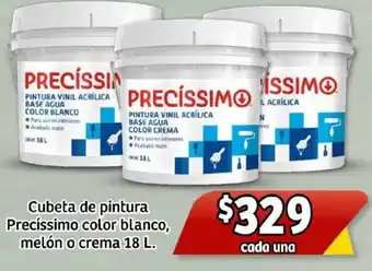 Soriana Mercado Precíssimo Cubeta de pintura oferta