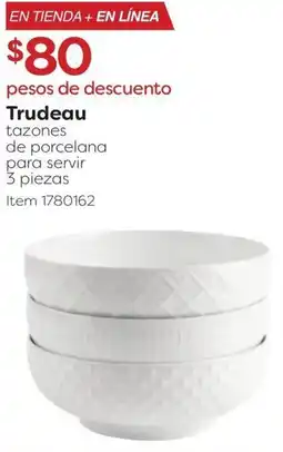 Costco Trudeau tazones oferta