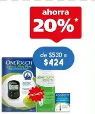 Farmacia San Pablo Onetouch - pack glucómetro + lancetador + 50 tiras reactivas oferta