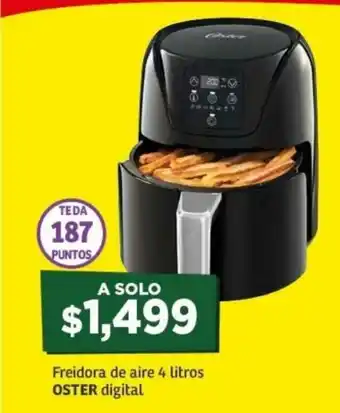 Soriana Híper Freidora de Aire 4 Litros OSTER Digital oferta