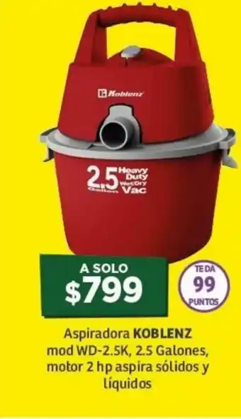 Soriana Híper Aspiradora KOBLENZ oferta