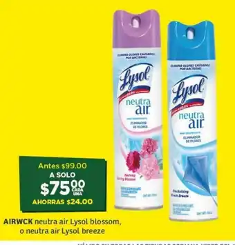AIRWICK Neutra Air Lysol Blossom, o Neutra Air Lysol Breeze