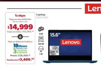 Sam's Club Lenovo - 15.6" Laptop oferta
