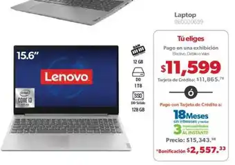Sam's Club Lenovo - 15.6" Laptop 980020689 oferta