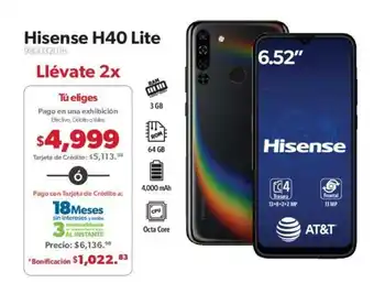 Sam's Club Hisense - H40 Lite 980032016 oferta