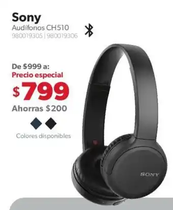 Sam's Club Sony - Audifonos CH510 oferta
