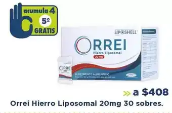 Farmacia San Pablo Orrei - hierro liposomal oferta