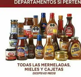 Mermeladas, mieles y cajetas