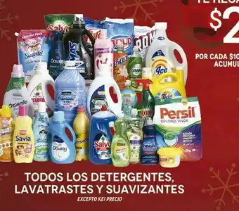 La Comer Detergentes, lavatrastes y suavizante de telas oferta