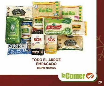 La Comer Arroz oferta