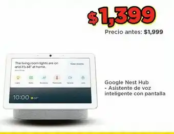 Bodega Aurrerá Bocinas multimedia google nest hub oferta