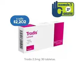 Farmacia San Pablo Trodis - 2.5mg 30 tabletas oferta
