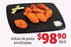 Soriana Híper Alitas de pollo enchiladas oferta