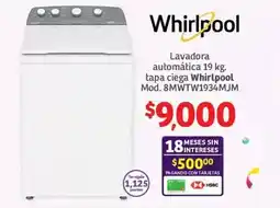Soriana Híper Whirlpool - lavadora automatica oferta