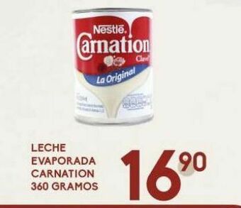 Alsuper Leche evaporada carnation oferta