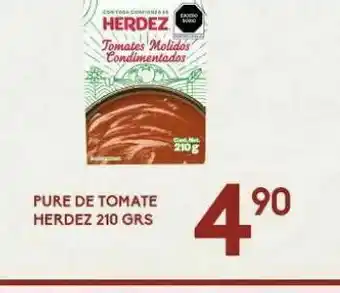 Alsuper Puré de tomate herdez 210 gr oferta