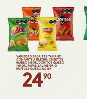 Alsuper Botanas sabritas oferta