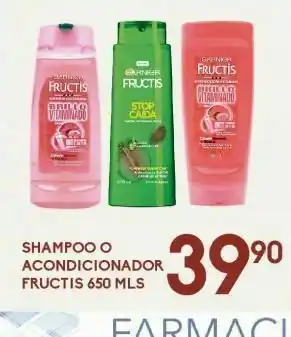 Shampoo / acondicionador fructis 650ml
