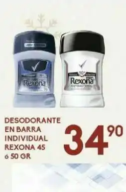 Alsuper Desodorante en barra rexona oferta