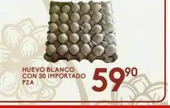 Huevos blanco 30 importado