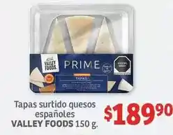 Soriana Híper Valley foods - tapas surtido quesos espanoles oferta