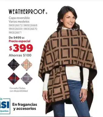 Weatherproof Capa Reversible Varios Modelos