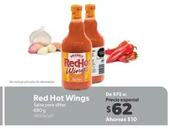 Sam's Club Red Hot Wings Salsa Para Alitas 680g oferta