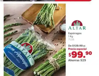 Sam's Club ALTAR Esparragos 1kg oferta