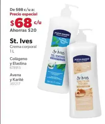 Sam's Club St. Ives Crema Corporal 1L oferta