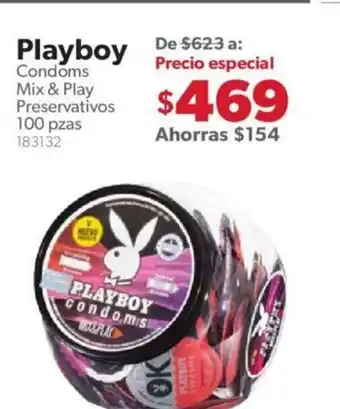 Playboy Condoms Mix & Play Preservativos 100 pzas