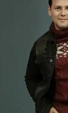 HEB Suéter trenzado estampado navideño tm piaza italia oferta