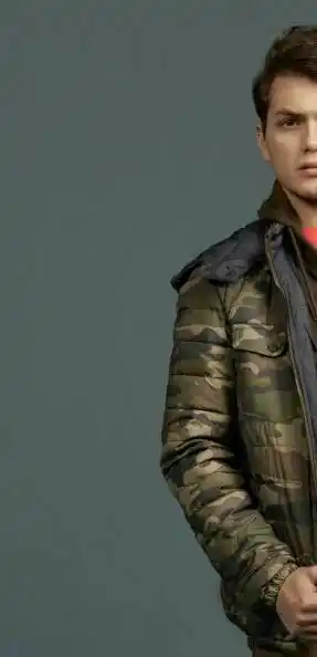 HEB Sudadera moda con cierre simula pintura oi21 t ch premmy oferta