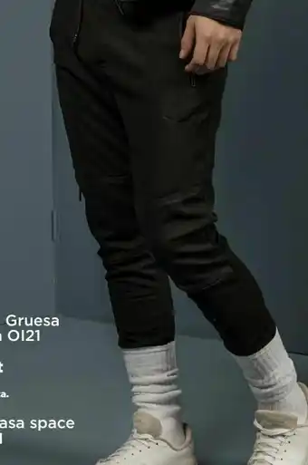 HEB Jogger pants moda con moto oi21 t ch roosevelt oferta