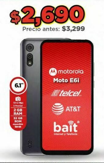 Bodega Aurrerá Celulares motorola oferta