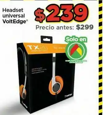 Bodega Aurrerá Audífonos voltedge oferta