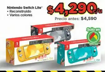 Bodega Aurrerá Nintendo switch lite oferta