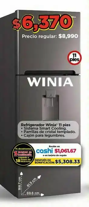 Bodega Aurrerá Refrigeradores winia oferta
