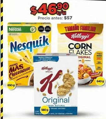 Bodega Aurrerá Cereales nestlé oferta