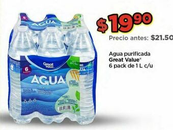 Bodega Aurrerá Agua great value oferta