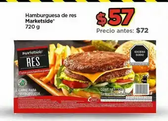 Bodega Aurrerá Hamburguesa de res oferta