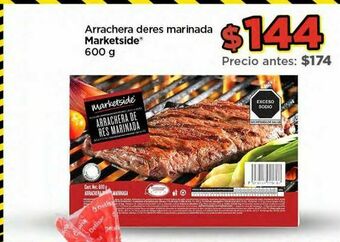 Bodega Aurrerá Arrachera de res marinada oferta