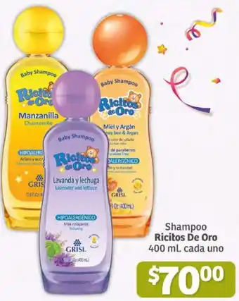 Soriana Mercado Ricitos de oro shampoo oferta