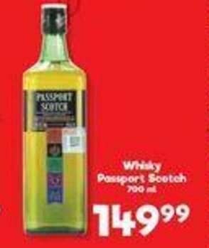 S-Mart Whisky Passport Scotch 700ml oferta