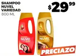 Merco Nuvel shampoo variedad oferta