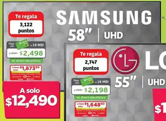 Soriana Mercado Samsung 58" UHD TV oferta