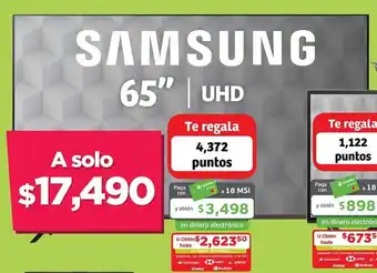 Soriana Mercado Samsung 65" UHD TV oferta