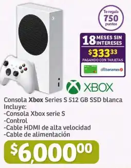 Soriana Mercado Consola Xbox Series S oferta