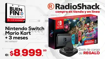 RadioShack Nintendo Switch Mario Kart + 3 Meses oferta