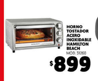 Horno Tostador Acero Inoxidable Hamilton Beach