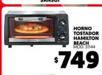 Horno Tostador Hamilton Beach